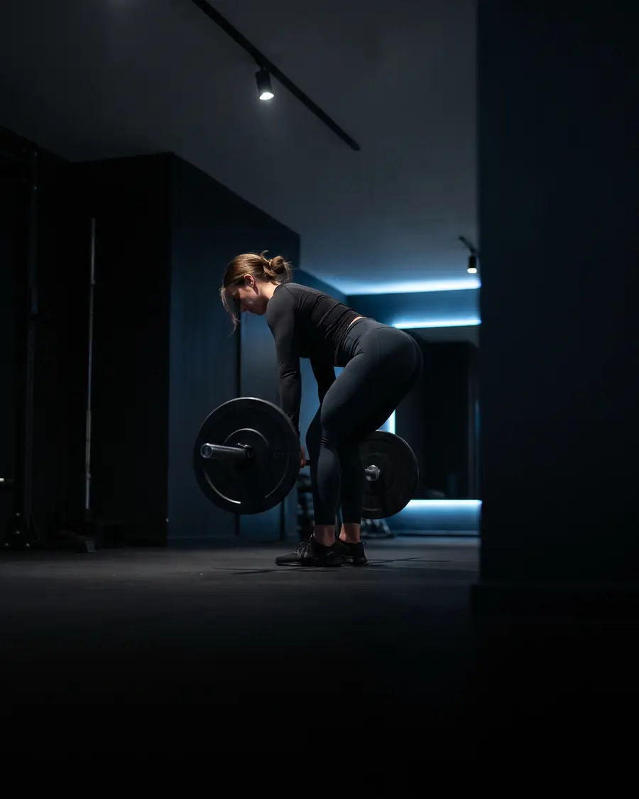 Romanian deadlift demonstration